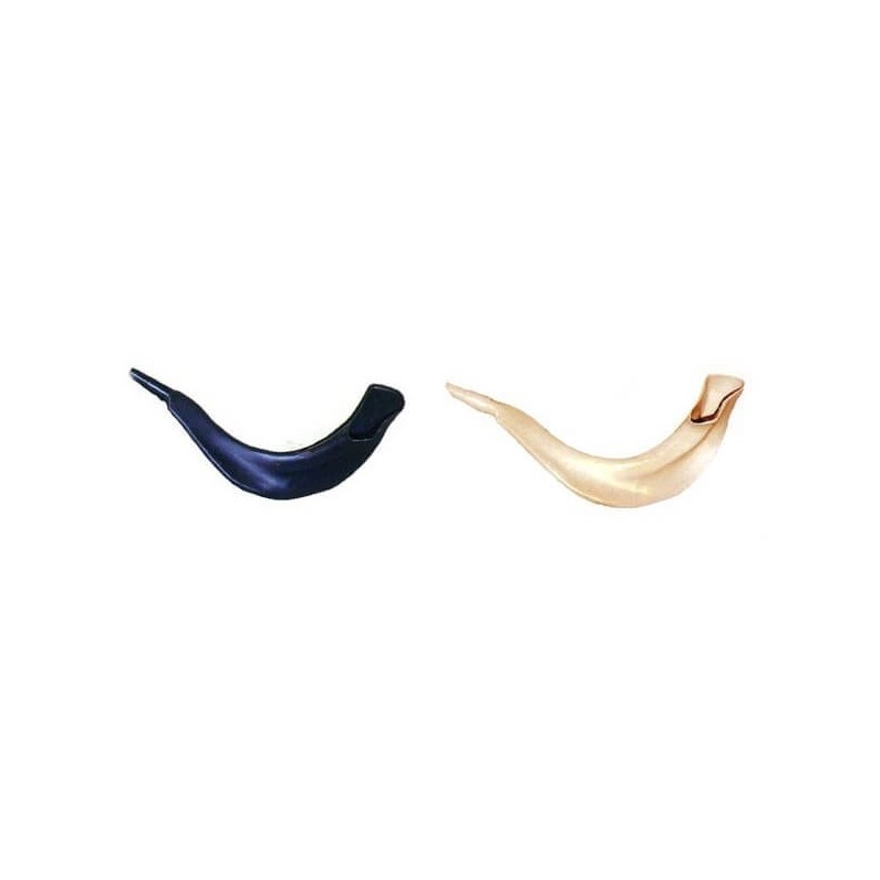 Shofar jouet réaliste beige | Roch Hachana | Judaïca