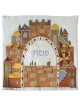 Couverture rustique de Matzah de Jérusalem | Pâque | Judaïca