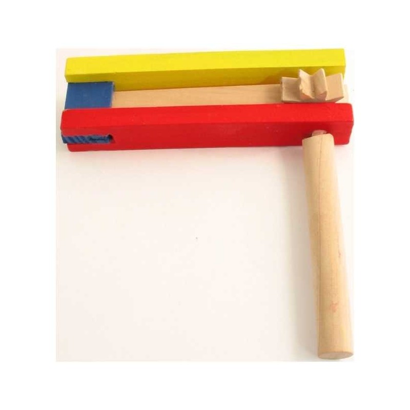 Colorful Wood Gragger | Purim | Judaica