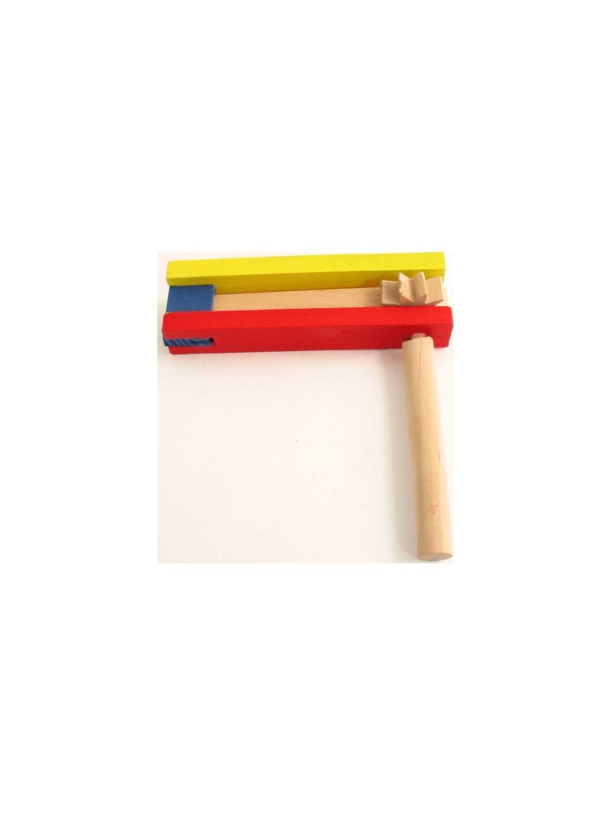 Colorful Wood Gragger | Purim | Judaica