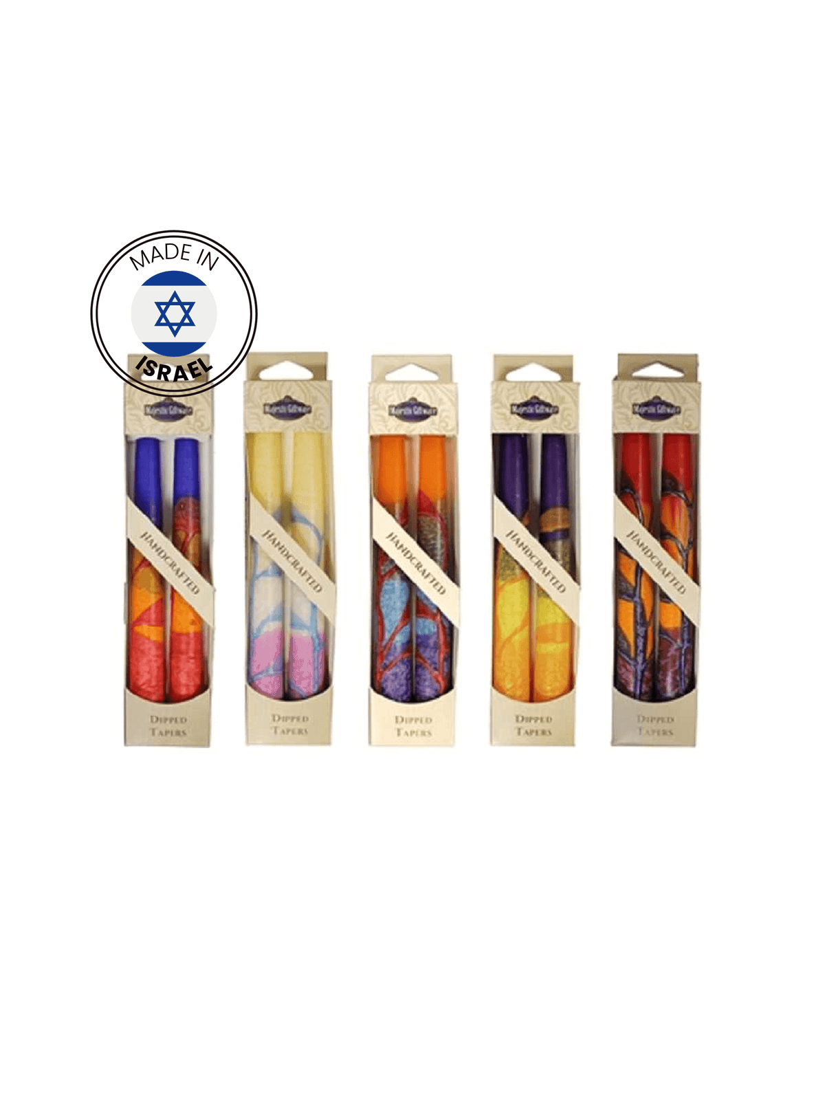 Bougies coniques Harmony | Artistes et designers | Judaïca