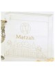 Gold Jerusalem Matzah Box | Passover | Judaica