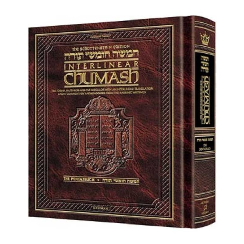 Artscroll Interlinear Chumash in One Volume | Books | Judaica