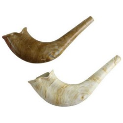 Marbled Round Toy Shofar | Rosh Hashanah | Judaica