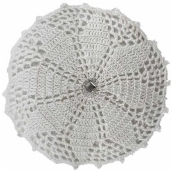 Ladies Crocheted Head Covers - White | Kippahs | Judaica