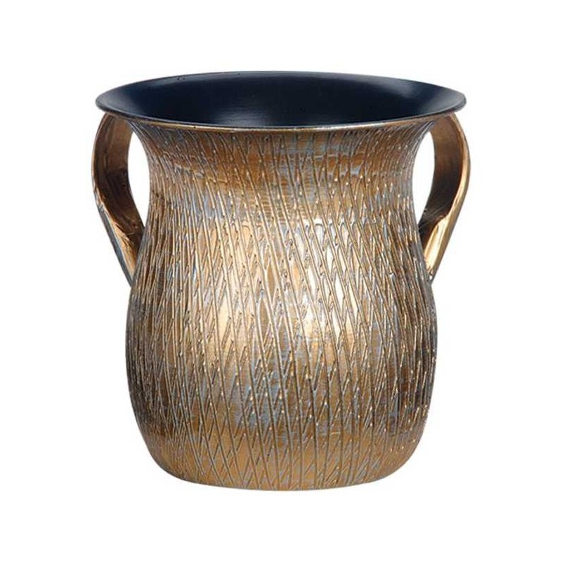 Tasse de lavage artistique en or et argent | Lavage des tasses | Judaïca