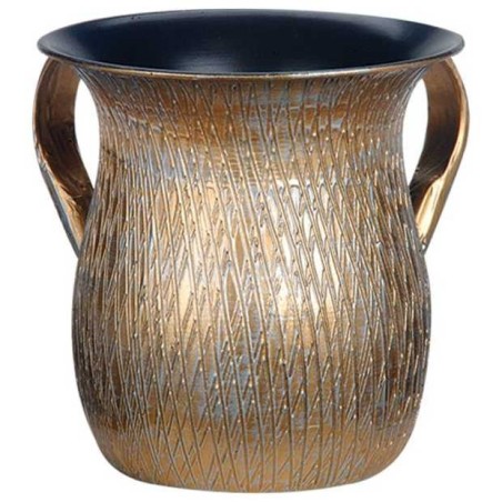 Tasse de lavage artistique en or et argent | Lavage des tasses | Judaïca