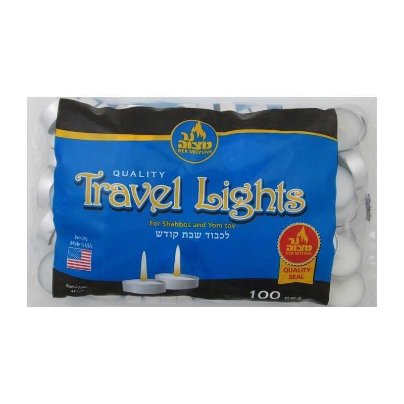 Tealights- 100 Pack | Shabbat Candles & Oil | Judaica