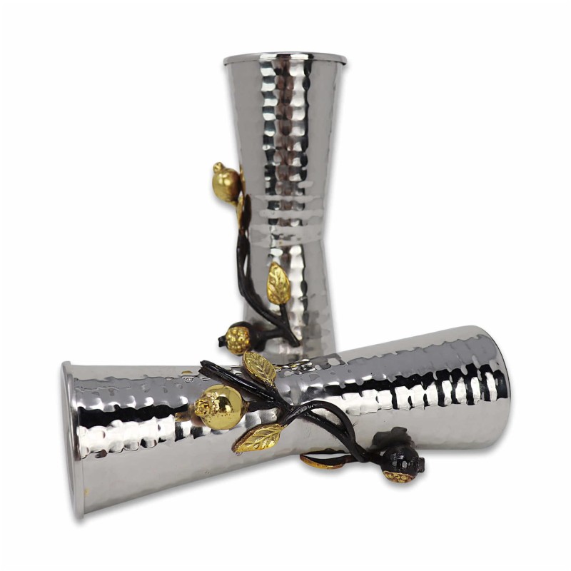 Pomegranate Candlesticks | Candle Holders | Judaica