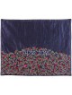 Navy Flowers Plata Cover | All Judaica | Judaica
