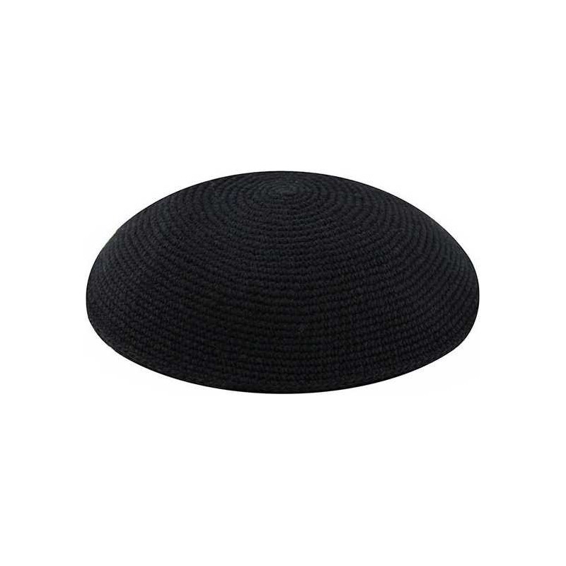 Kippa tricotée noire | Kippas | Judaïca