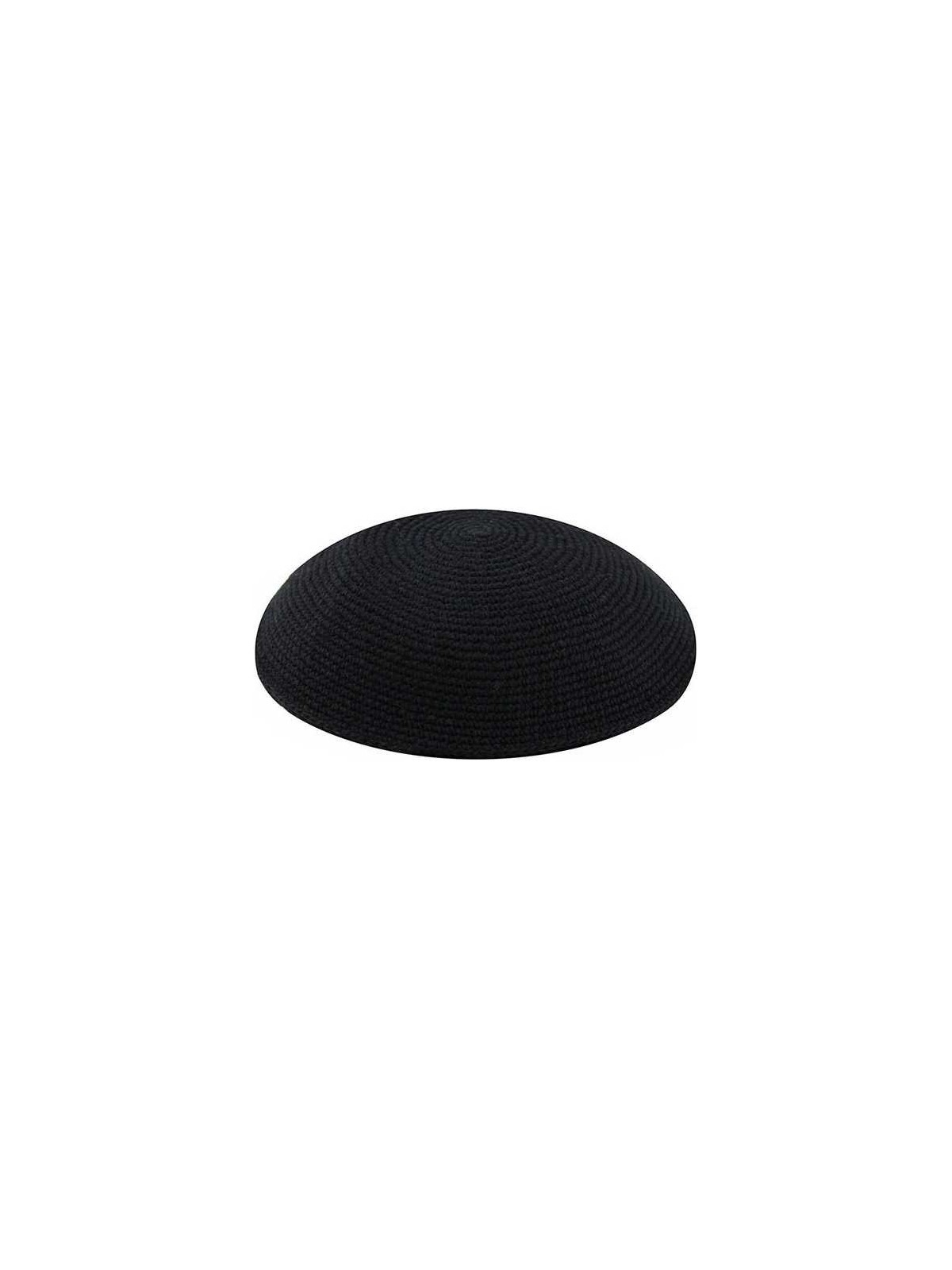 Kippa tricotée noire | Kippas | Judaïca