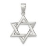 Sterling Silver Polished Star Of David Pendant | Jewelry | Judaica