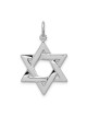 Pendentif étoile de David frappé en argent sterling | Bijoux | Judaïca