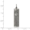 Sterling Silver Antiqued Mezuzah Pendant | Jewelry | Judaica