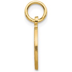 14k Solid Yellow Gold Star of David Circle Pendant | Jewelry | Judaica