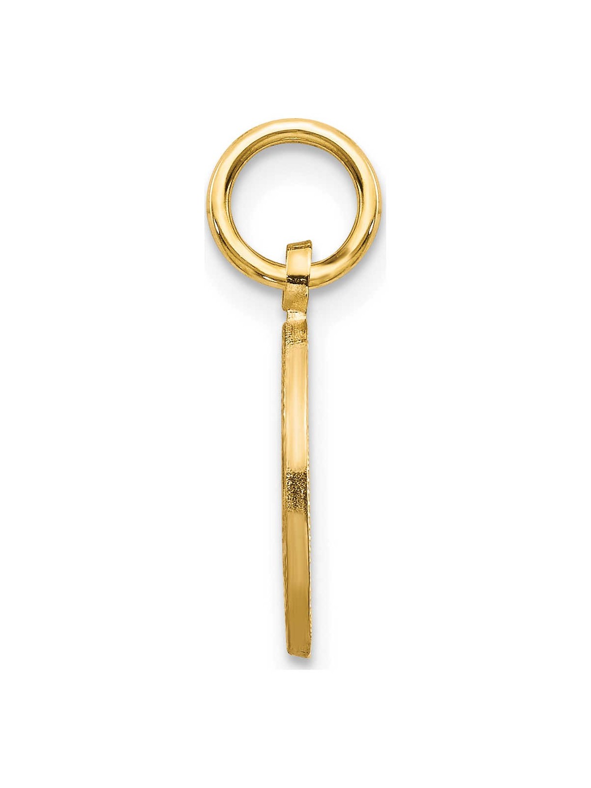 14k Solid Yellow Gold Star of David Circle Pendant | Jewelry | Judaica