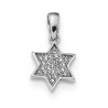 Sterling Silver CZ Burst Star of David Pendant | Jewelry | Judaica