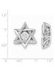 Sterling Silver CZ Vibrant Star of David Pendant | Jewelry | Judaica