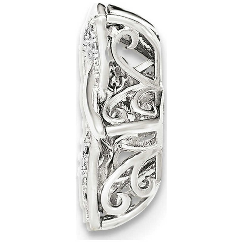 Sterling Silver CZ Vibrant Star of David Pendant | Jewelry | Judaica