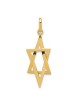 Pendentif étoile de David allongée en or jaune 14 carats | Bijoux | Judaïca