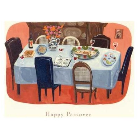 The Seder Table - Box of 10 Cards | Gifts | Judaica