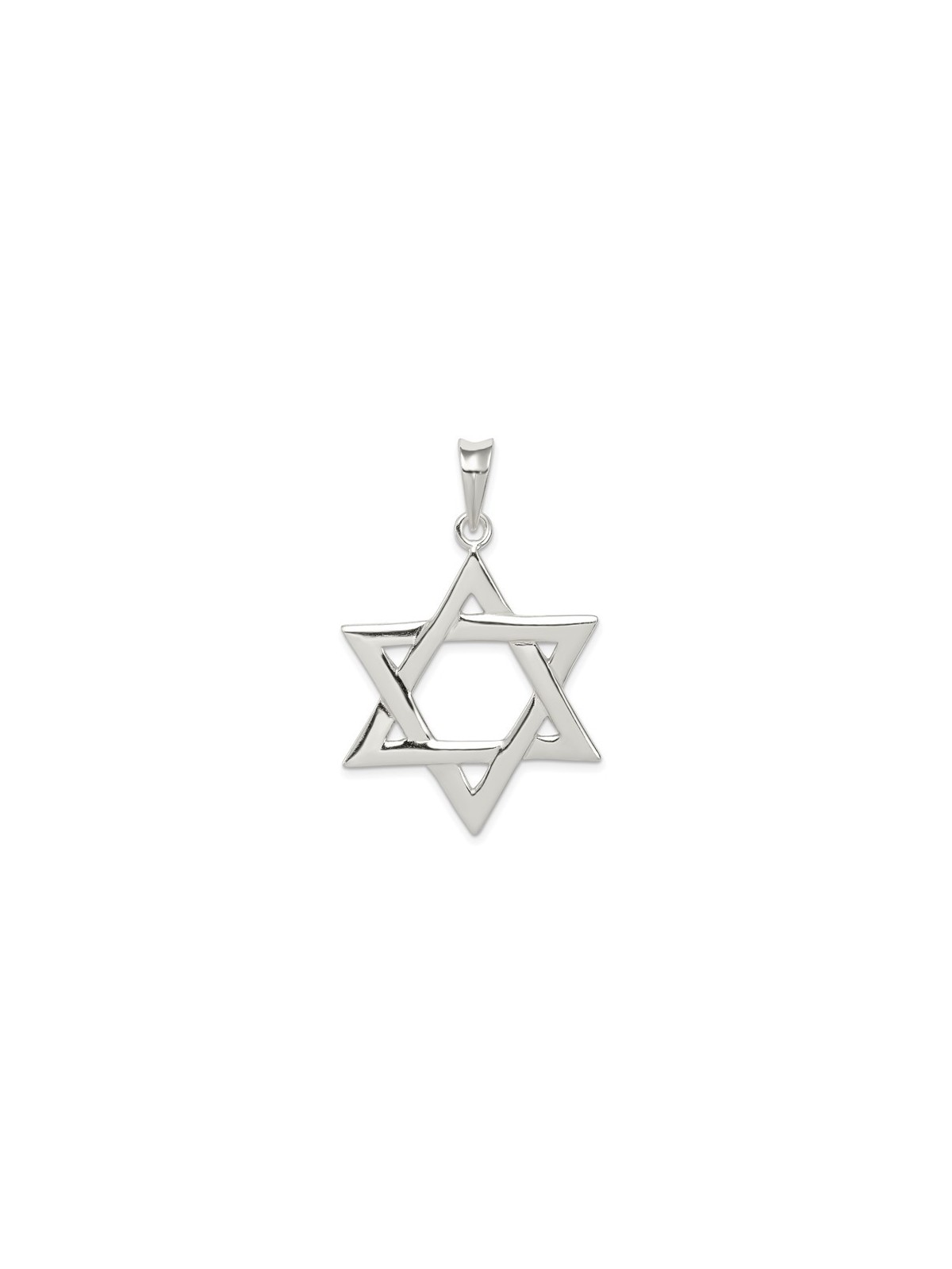 Pendentif étoile de David classique en argent sterling | Bijoux | Judaïca