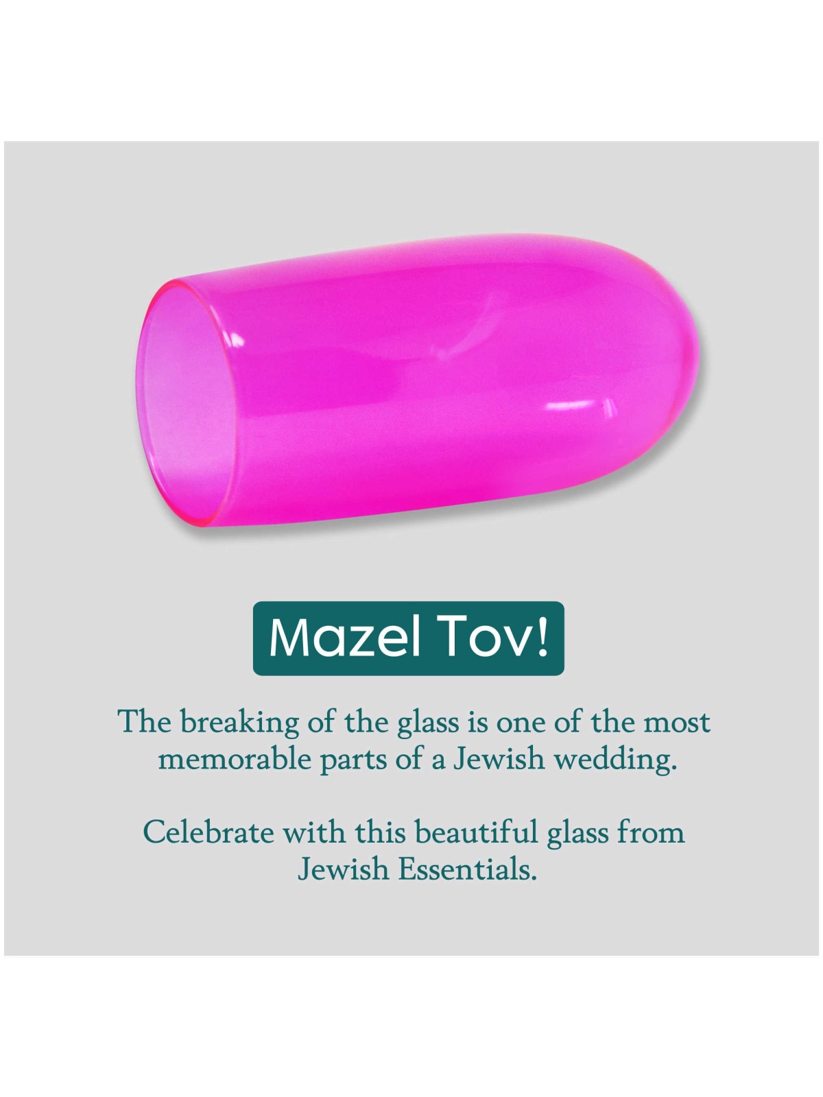 חופה לחתונה שוברת זכוכית מאת Jewish Essential | חתונה | יוּדָאִיקָה