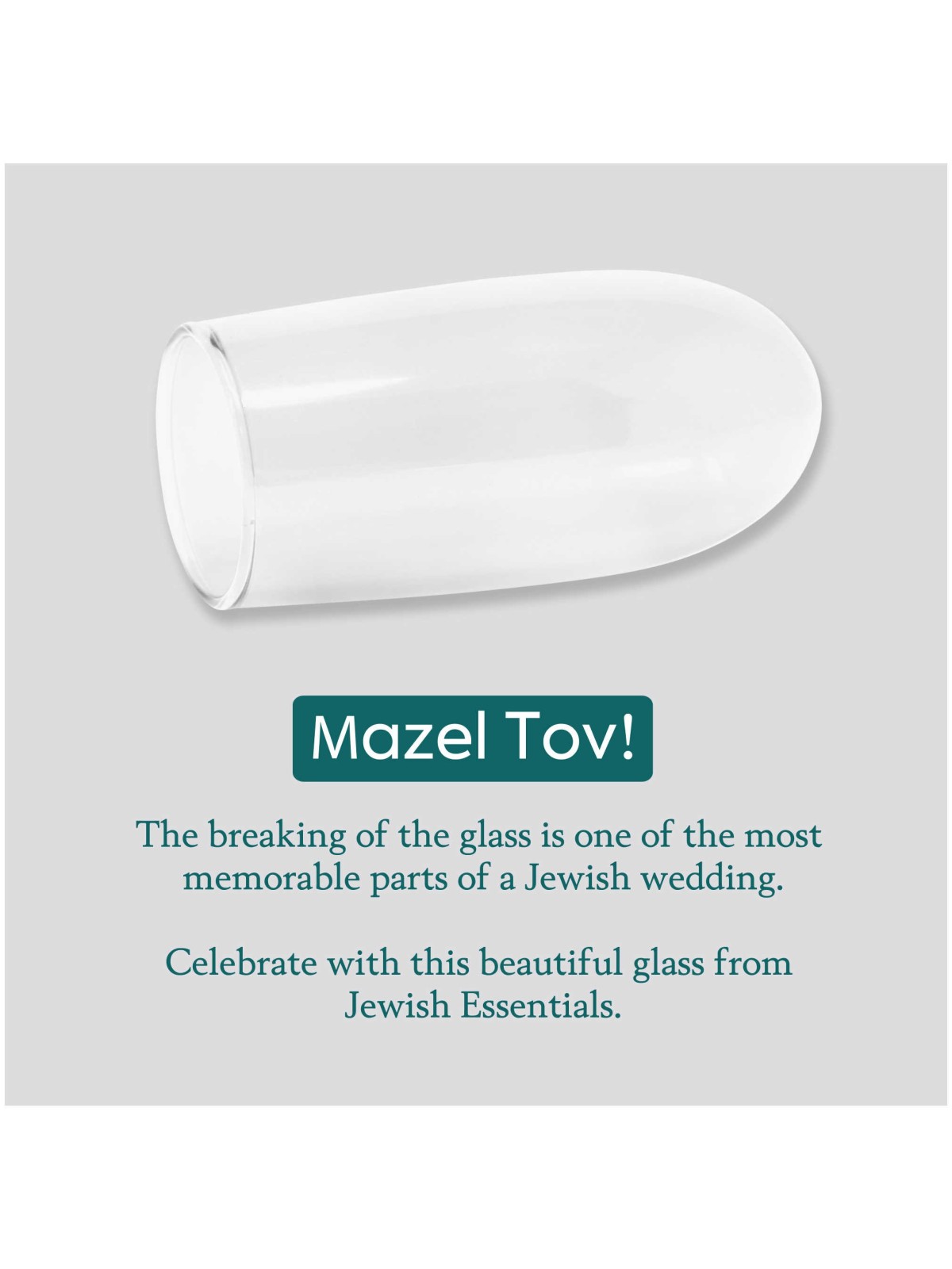 Wedding Chuppah Breaking Glass by Jewish Essential | Wedding | Judaica
