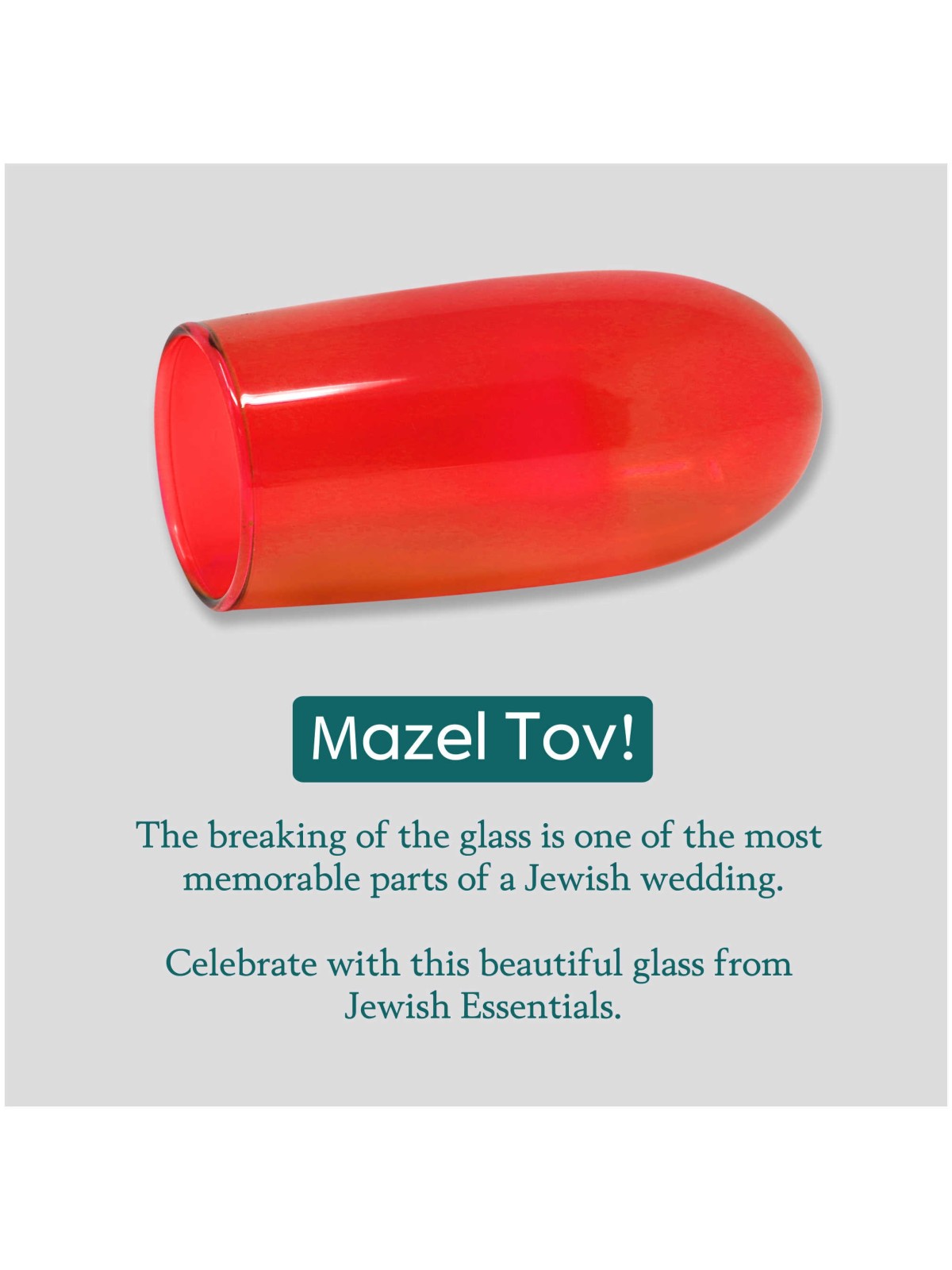 Wedding Chuppah Breaking Glass by Jewish Essential | Wedding | Judaica