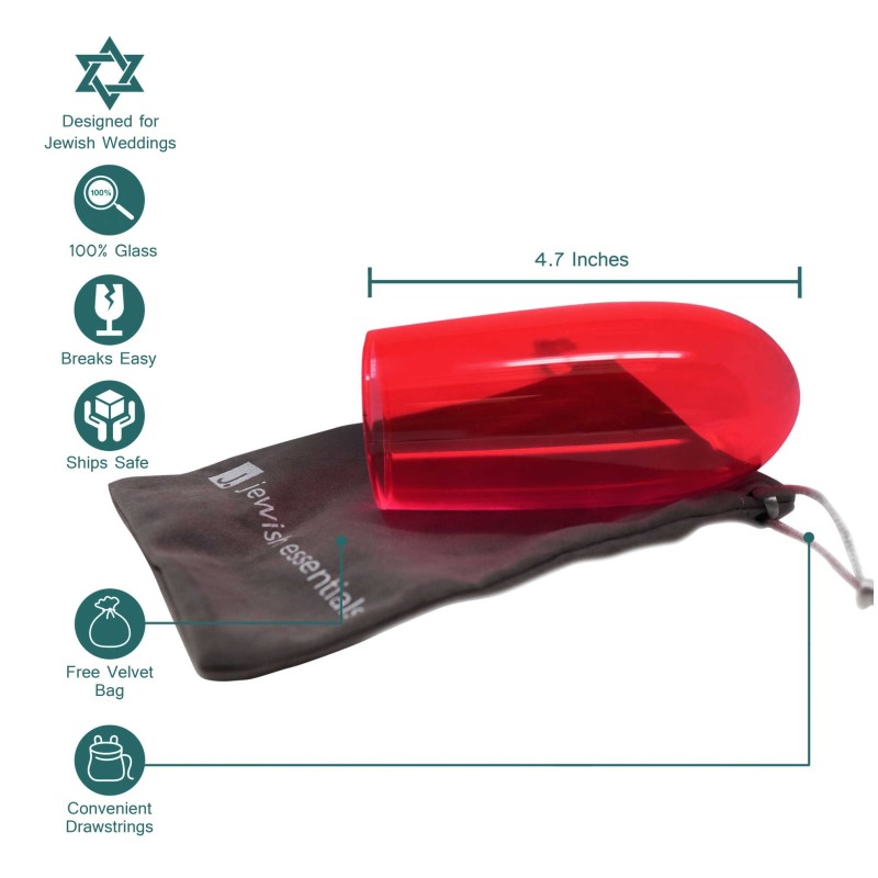 Wedding Chuppah Breaking Glass by Jewish Essential | Wedding | Judaica