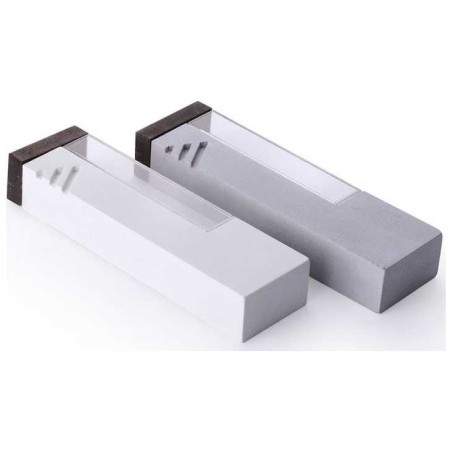 White Modern Minimalist Cement Wedding Keepsake Me | Wedding | Judaica