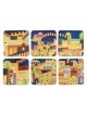 Square Jerusalem Coasters By Yair Emanuel | Home Goods | Judaica
