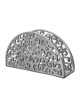Porte-serviettes en aluminium en dentelle argentée par Yair Emanue | Articles pour la maison | Juda