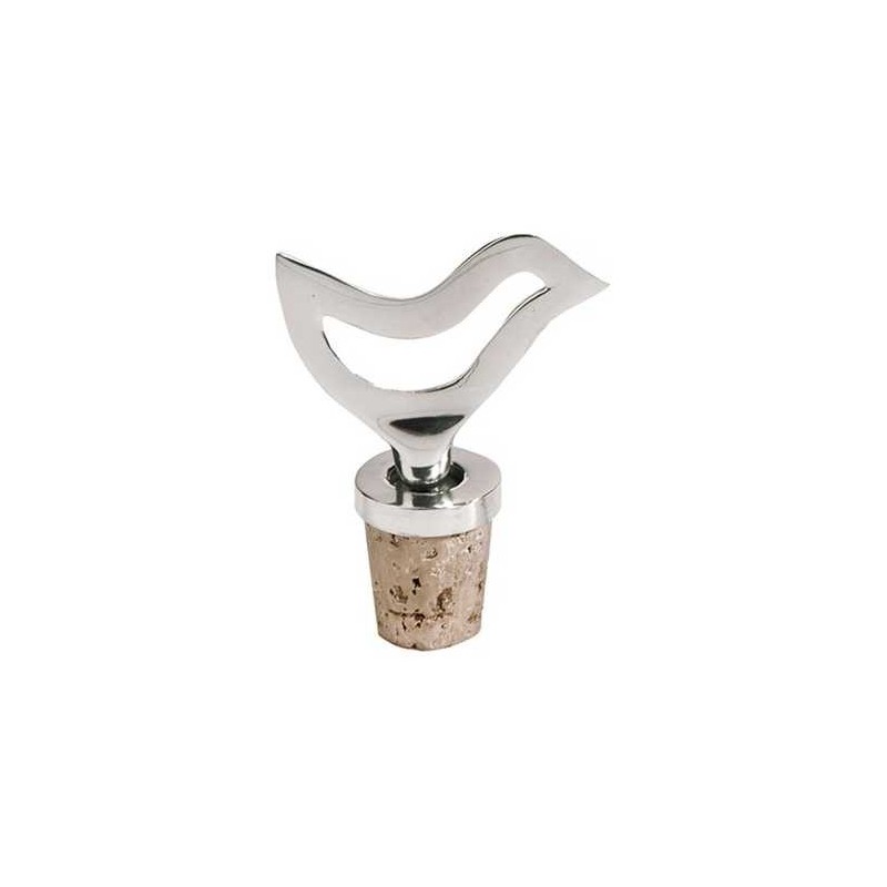 Bouchon de bouteille de vin Silver Bird par Yair Emanuel | Articles pour la maison | Judaïca