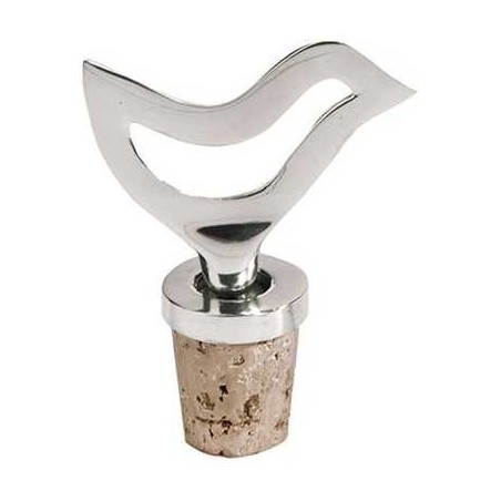 Bouchon de bouteille de vin Silver Bird par Yair Emanuel | Articles pour la maison | Judaïca