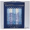 Premium Chanukah Candles - Blue/White Hand Decorat | Hanukkah | Judaic
