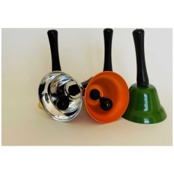 Cloche en métal couleurs assorties | Pourim | Judaïca