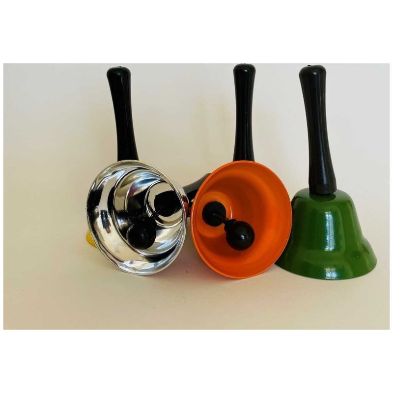 Cloche en métal couleurs assorties | Pourim | Judaïca