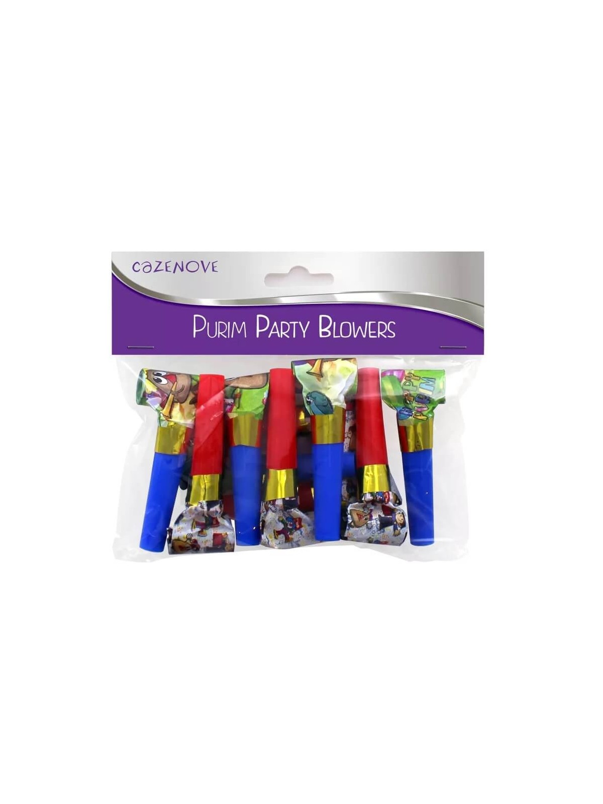 Purim Party Blowers - Pack of 10 | Purim | Judaica