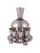 Black Ringed Hammered Kiddush Fountain By Yair Ema | Kiddush Cups | Ju