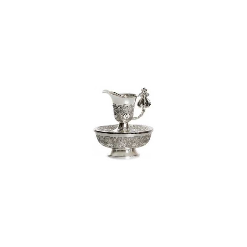 Ensemble Mayim Achronim plaqué argent tulipe | Ensembles Mayim Achronim | Judaïca