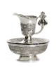 Tulip Silver Plated Mayim Achronim Set | Mayim Achronim Sets | Judaica