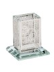 Crystal and Lasercut Havdalah Candle Holder - Silv | Havdalah Sets & S