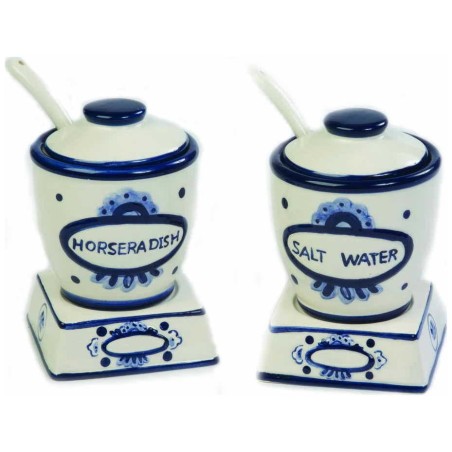 Horseradish and Salt Water Set | Passover | Judaica