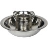 Silver Washing Cup Set - Hammered | Washing Cups | Judaica