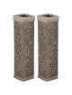 Tall Square Metal Cutout Candlesticks | Candle Holders | Judaica