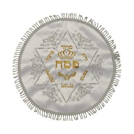 Couverture ronde de Matsa | Pâque | Judaïca