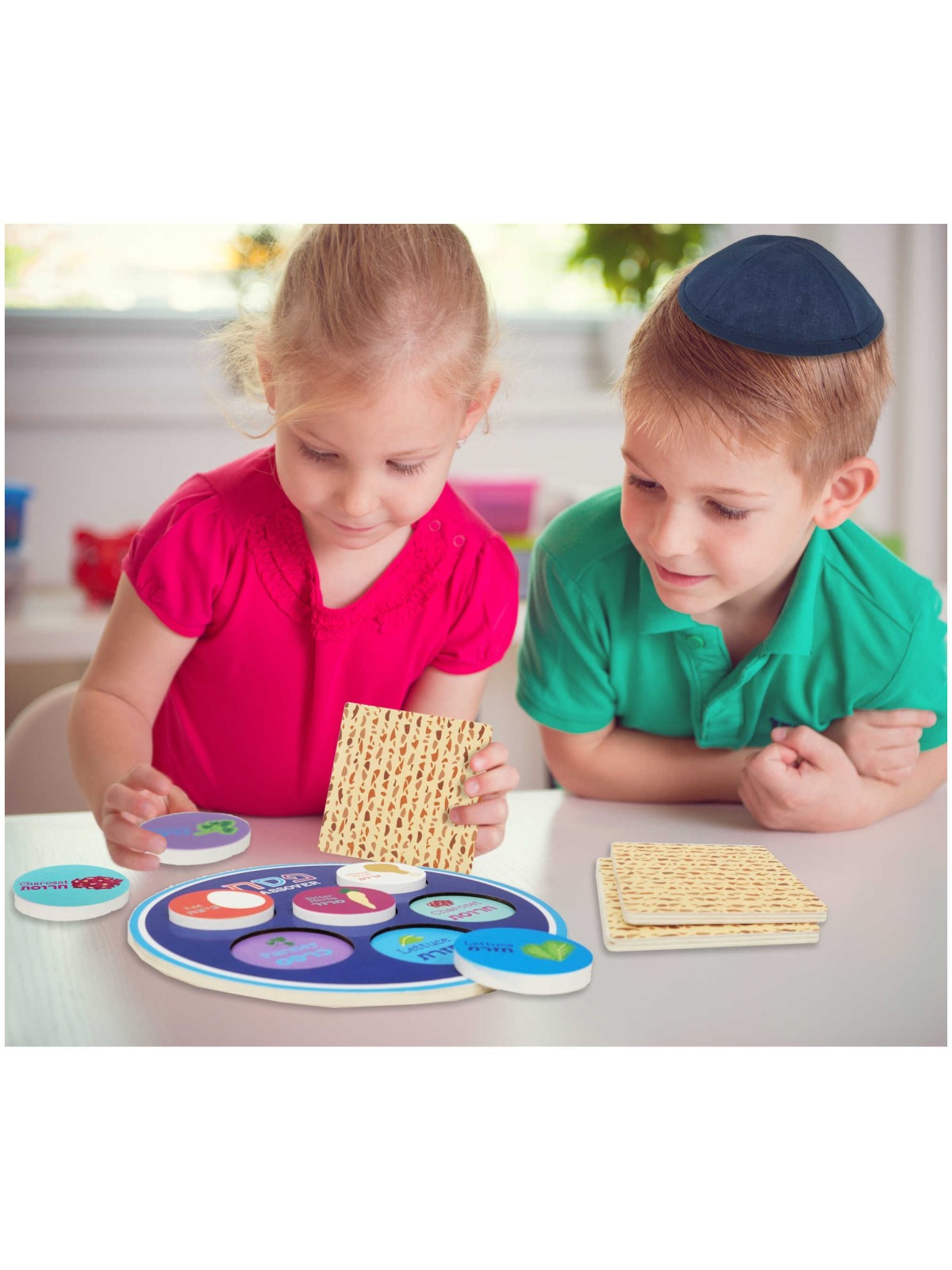 Ensemble de Seder en bois de luxe pour Pâque | Pâque | Judaïca
