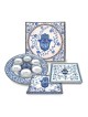 10 Piece Passover Seder Set Blue Hamsa Collection | Passover | Judaica
